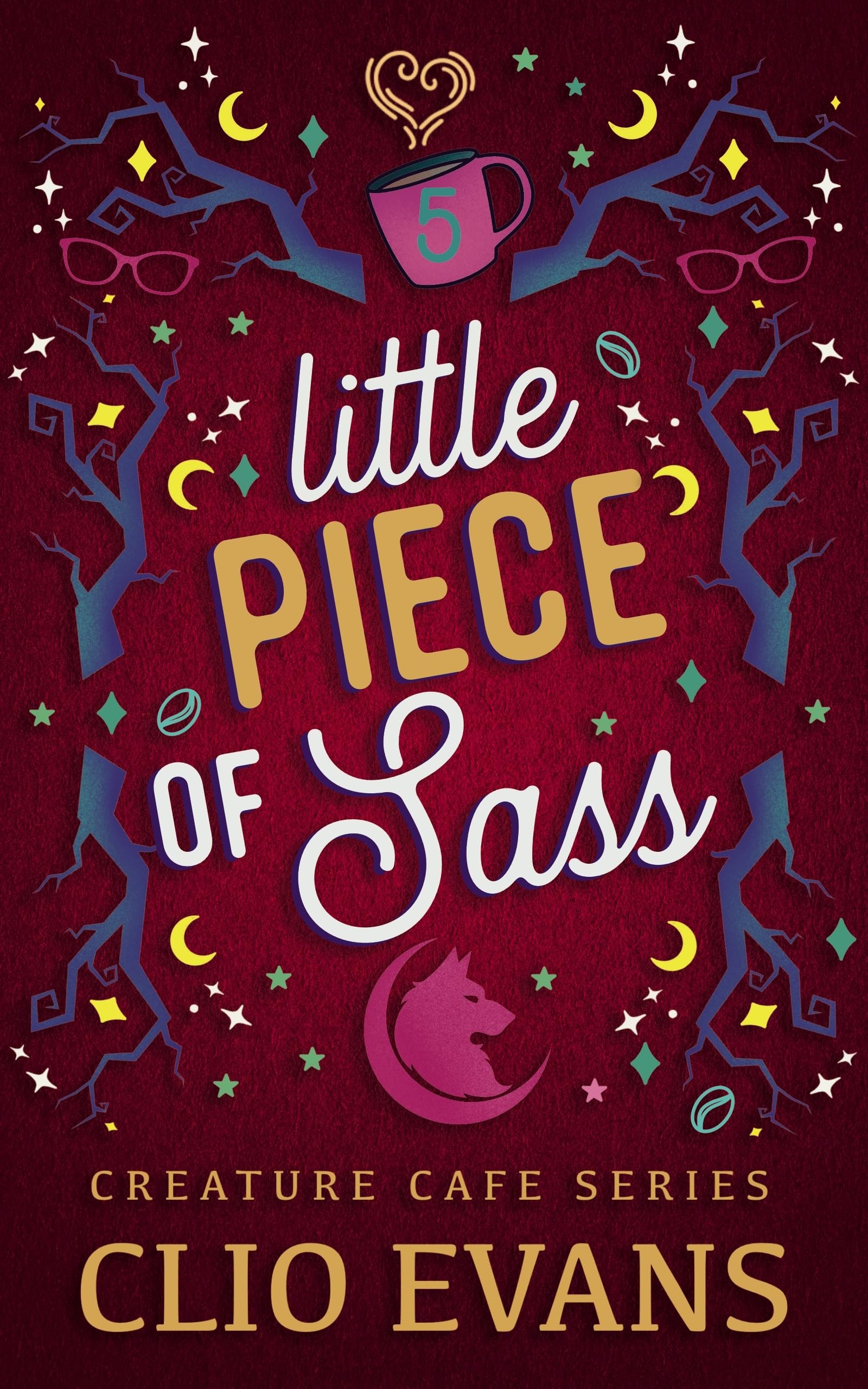 Little Piece of Sass (FFM Monster Romance) (Creature Cafe Series Book 5) Cover